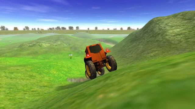 El pollito y el Tractor de la Granja "Escapando del Toro y del Pollito" смотреть онлайн