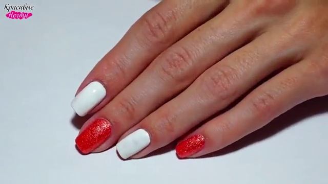 Маникюр эффект Битого Стекла Яркий дизайн ногтей смотреть онлайн