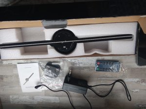 3d голографический Проектор в работе.