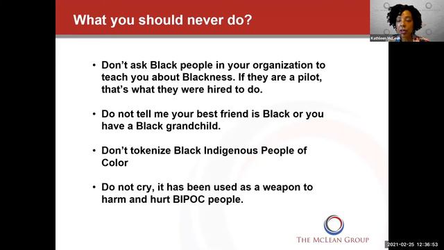 White Professionalism in the Workplace, Presented by Kathleen McLean '92 смотреть онлайн