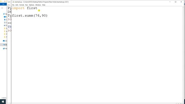 Python Module | import module | from import module