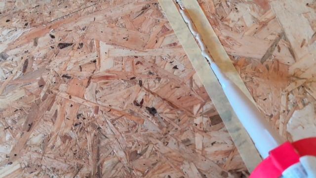 Заделал швы в ОСБ герметиком #герметизация #швы смотреть онлайн