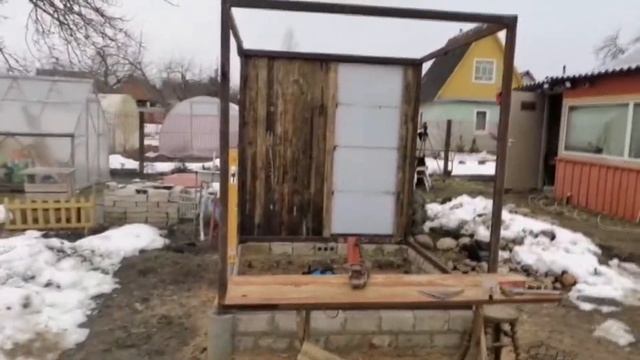 Баня 2x2 своими руками Часть 2 смотреть онлайн