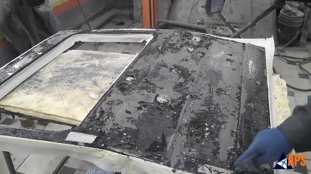 Как правильно снять краску с автомобиля смывкой APS-A10n. Видео инструкция с пояснениями.