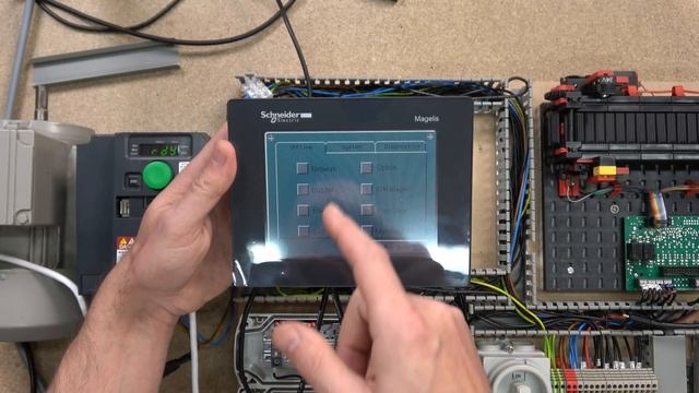 Schneider Electric Magelis HMI Program upload/download sample programming using Vijeo Designer 6.2