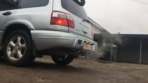 Subaru Forester 63мм Magnaflow+Fujitsubo+Гельмгольц