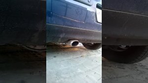 Глушитель Saab 2.3 turbo на Golf mk4