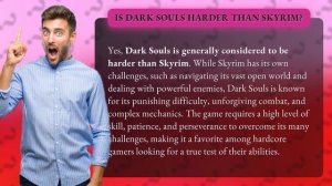 Is Dark Souls harder than Skyrim?