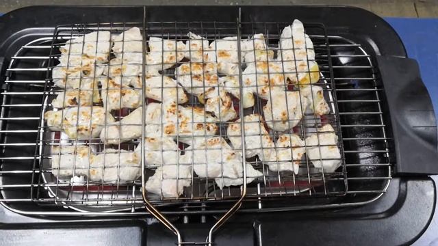 Шашлыки зимой (в гараже на электро гриле)