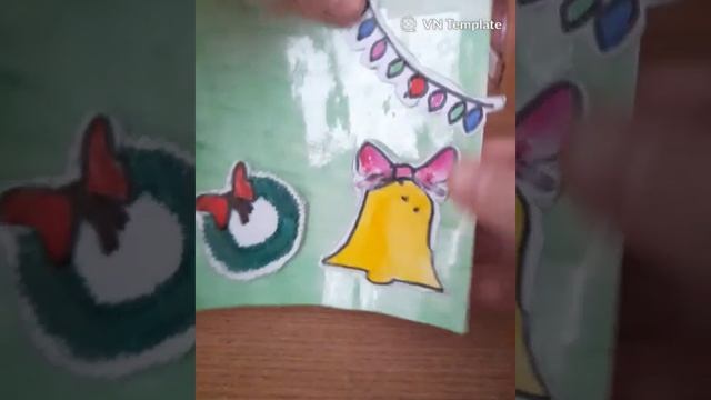 Идеи новогодних наклеек/Новогодние наелейки своими руками/Новогодние наклейки