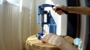 Как установить бусины с помощью пресса