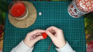 DIY Новогодний подсвечник своими руками /Новогодний декор.