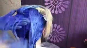 Как покрасить волосы в синий? / How to dye your hair blue?