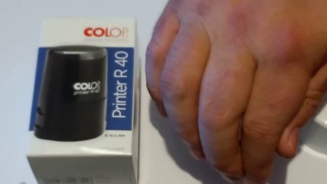 Печать на автоматической оснастке COLOP