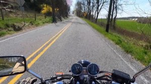 Honda Nighthawk 750 Sound - Acceleration and Curvy Roads!