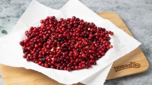 Брусника замороженная домашняя