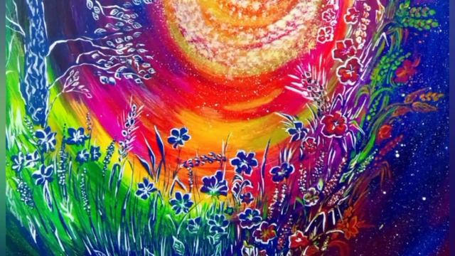 #цветыподЛуной #эзотерикаПланеты Космический вальс земных цветов. арт Тани Зеленковой @танязеленков смотреть онлайн