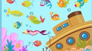 Развивающий мультик для малышей. Выбирай 2 одинаковые рыбки и переходи к следующему заданию!
