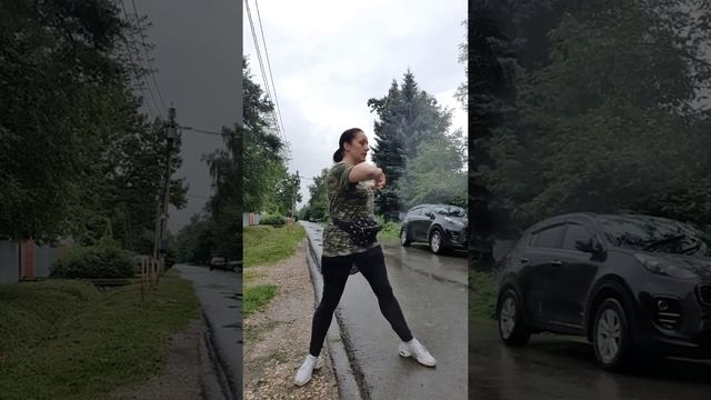 ??♀️Зарядка под дождём☔?♀️