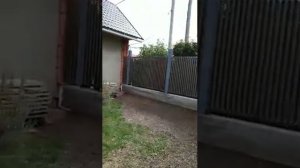 Забор шахматка из трубы 40х20см
