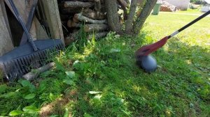 Jonsered 230V Trimmer in action