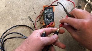 How to check for a bad coaxial TV aerial lead using a multimeter