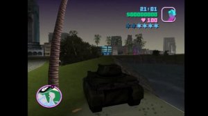 GTA Vice City Gameplay Walkthrough: Panzer, Rhino Tank, 4 Star Wanted Level