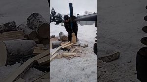 Дровокол пружинный