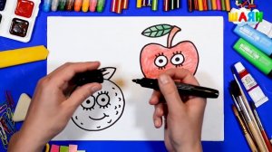 Как нарисовать фрукты на татарском языке