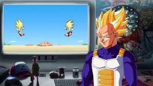 Vegeta Reacts To Sonic the Hedgehog vs Shadow the Hedgehog Animation - MULTIVERSE WARS