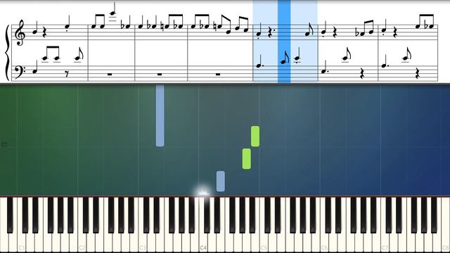 Beethoven - Fur Elise (easy piano tutorial) смотреть онлайн
