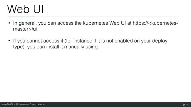 Kubernetes WebUI | Kubernetes Tutorial