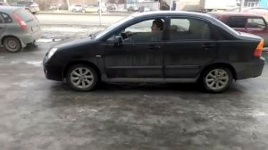 Suzuki Liana 4х4  Автомат.  2006г.  Проверка полного привода.