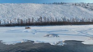 Аэролодка, первая поездка,  Берег 520,  110л. с. (сьемка с дрона)