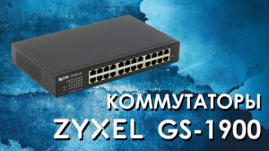 Коммутатор Zyxel GS1900 : обзор свитчей Zyxel серии GS1900 от АйДистрибьют (iDistribute)