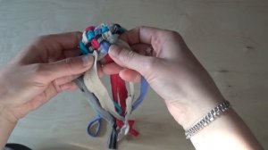 Коврик как у бабушки .Как сделать коврики из старой одежды?  Ч 1  (carpet made of knitwear )