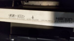 2017 Hyundai Elantra Cabin Air Filter Swap