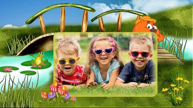 Веселая детская презентация. смотреть онлайн