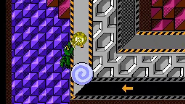 DENDY BATTLETOADS уровень 11-CLINGER-WINGER смотреть онлайн