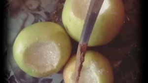 Запечённые яблоки в микроволновке,пошагово и просто