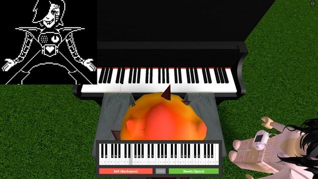 Mettaton OST - Metal Crusher - Undertale | [Roblox Piano] смотреть онлайн