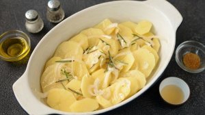 Сибас с картофелем в духовке