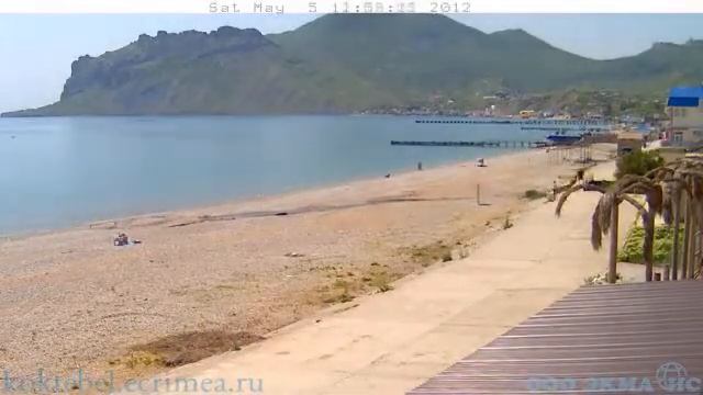 Веб камера 5 мая 2012 на Набережной в Коктебеле