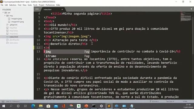 Git - Trabalhando no Repositório Local смотреть онлайн
