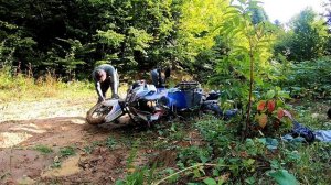 Мотопутешествие в Индию. Бездорожье Грузии на Honda Africa Twin часть 9