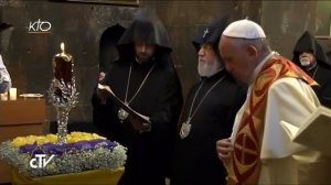 Prière du Pape François au Monastère de Khor Virap