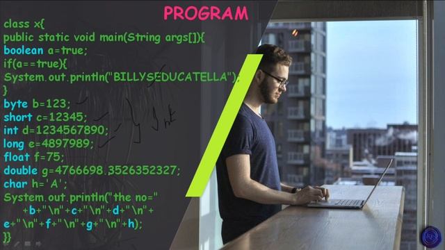 10.DATA TYPES|PRIMITIVE & NON PRIMITIVE|(JAVA LECTURE) смотреть онлайн
