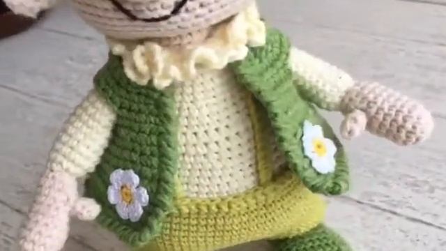 Цветочный Гном. Flower gnome crochet. Продажа. смотреть онлайн