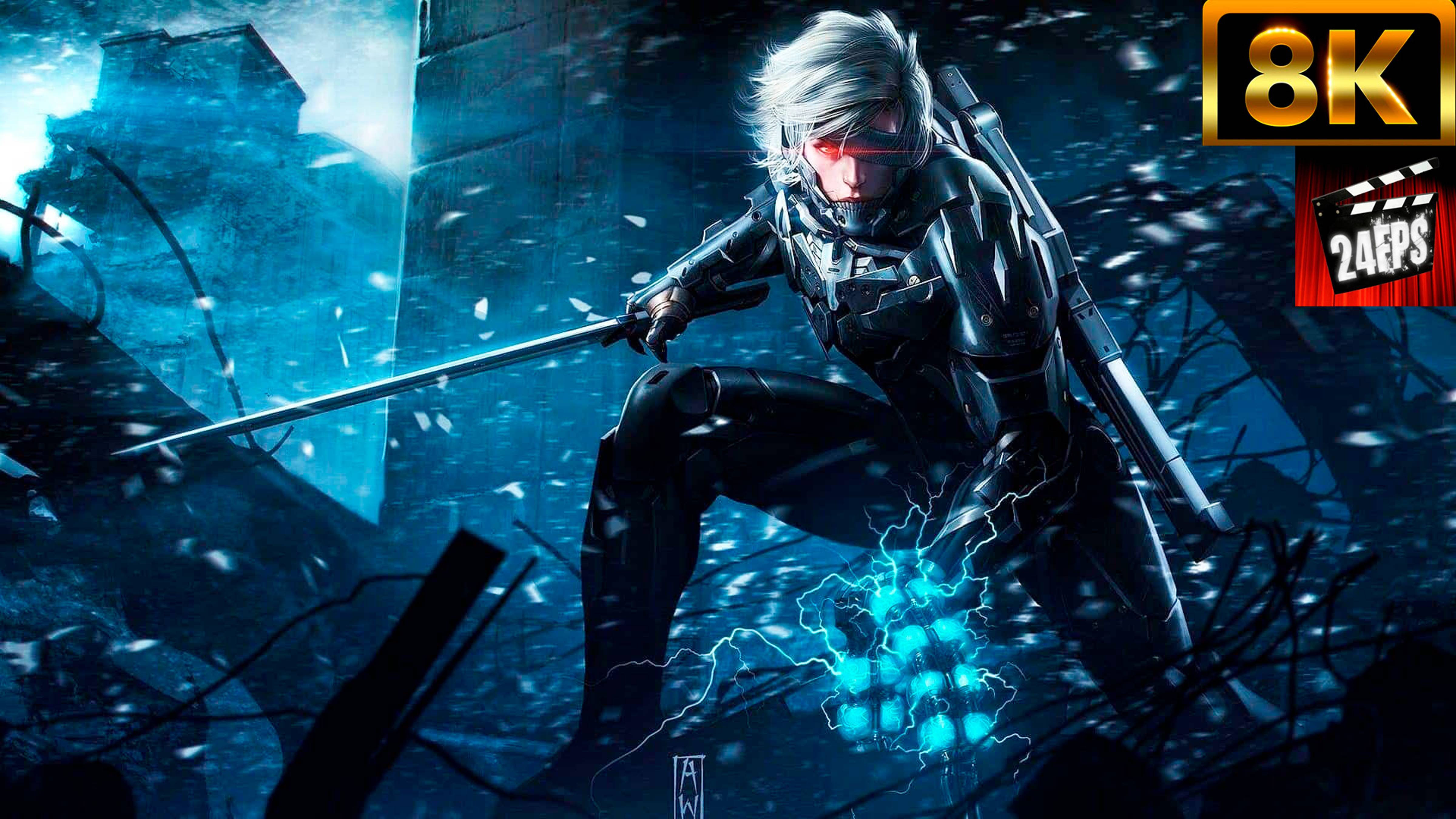 Metal Gear Rising: Revengeance - Trailer E3 2010 (Remastered CGI 8K)