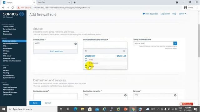 Sophos XG Firewall V18 : How to Create DNAT and firewall rules for internal servers |Training Video смотреть онлайн